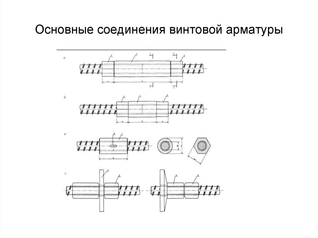 Соединение арматуры. Резьбовая муфта для арматуры чертеж. Соединение винтовой арматуры чертеж. Обжимные муфты на арматуру на чертеже. Соединение арматуры муфтами чертеж.