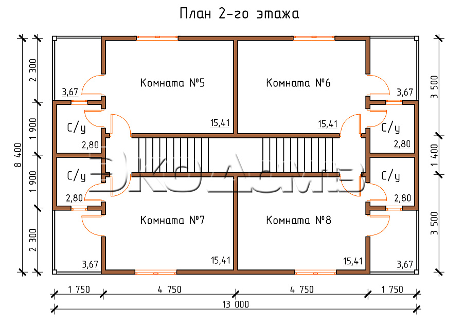 Дом 5 комнат планировка. Планировка дома 6 комнат. Планировка дома с размерами комнат. План этажа 5 комнат. План 2 этажного дома на 6 комнат.