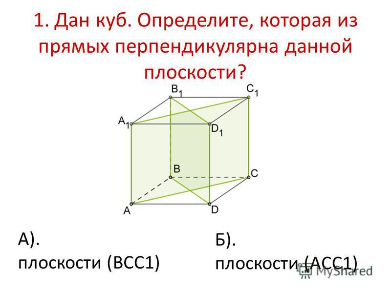 Плоскости перпендикулярные ребру куба. Прямая перпендикулярная плоскости куб. Перпендикулярные прямые в Кубе.