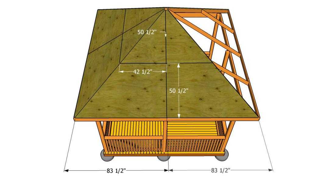 Шатровая крыша: элементы конструкции и технология сооружения