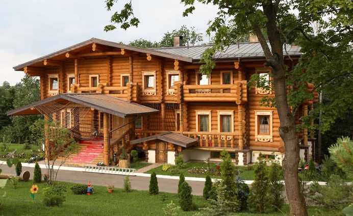Деревянный рубленный дом - русский стиль строительства