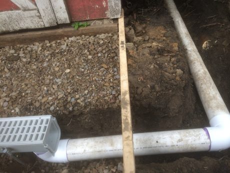 install a channel drain