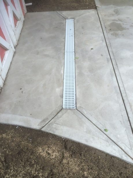 install a channel drain