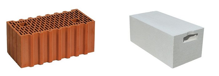 газосиликат или керамический блок
