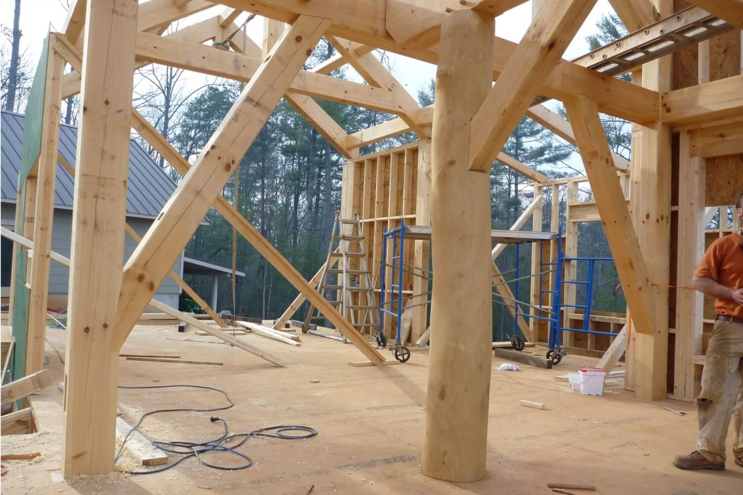 Каркасная технология Timber frame