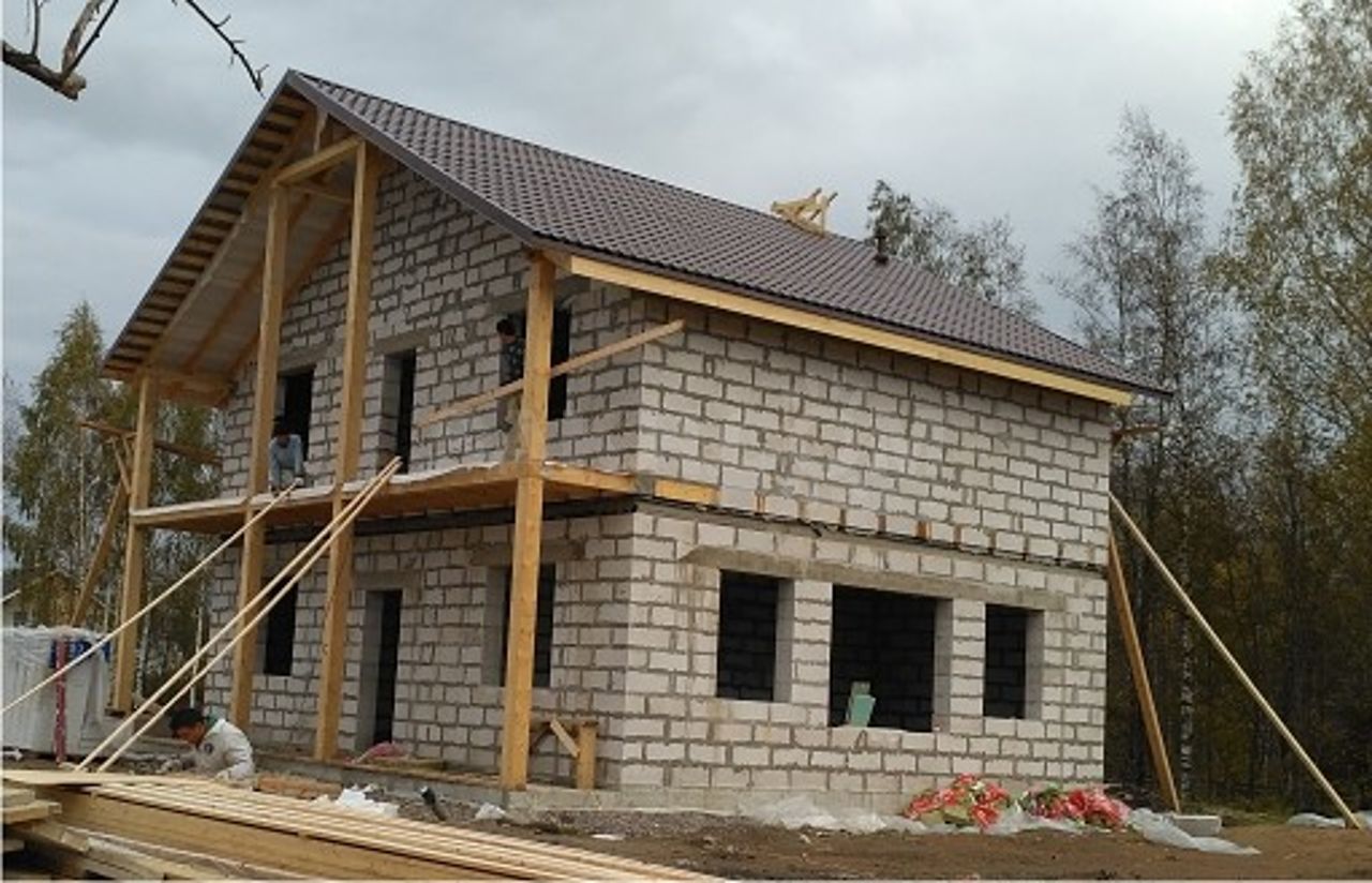 Этапы строительства дома из блоков