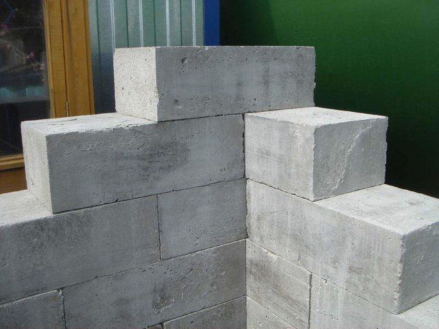 Примерная схема перевязки блоков при кладке стен