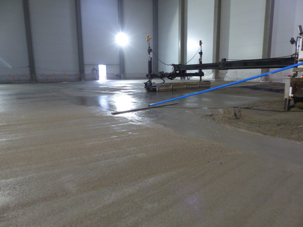 preparing concrete floor surface