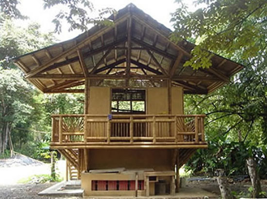 Small-Bamboo-House-Design-tn2 25 Eco-Friendly Houses Made With Natural Materials